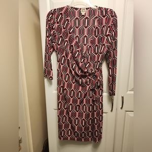 Anne Klein Wrap Dress Size 14
